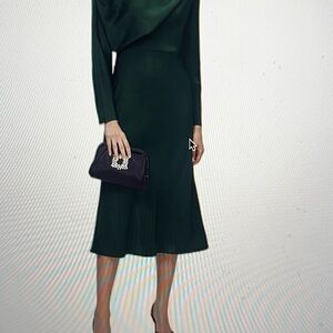 MOTF Elegant Green Midi dress medium